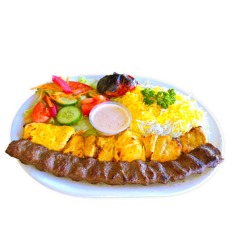 Sultan Kebab (Joojeh & Koobideh)